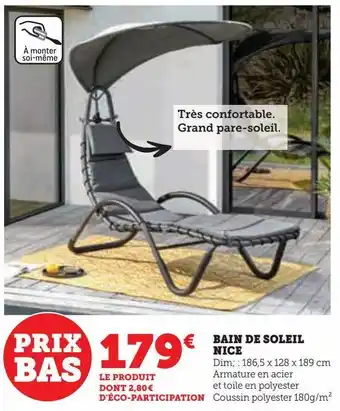 Hyper U Bain de soleil nice offre