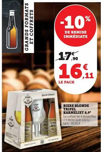 Biere blonde tripel karmeliet 8,4°