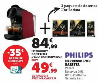 Hyper U Expresso l'or barista offre