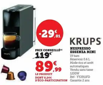 Nespresso essenza mini