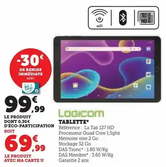 Hyper U Tablette offre