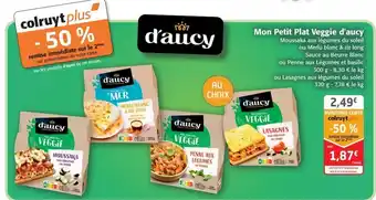 Colruyt Mon petit plat veggie d'aucy offre