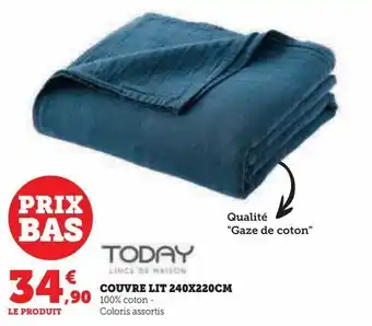 Hyper U Couvre lit 240x220cm offre
