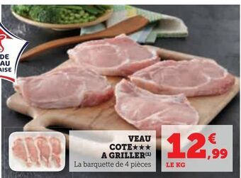 Hyper U Veau cote a griller offre