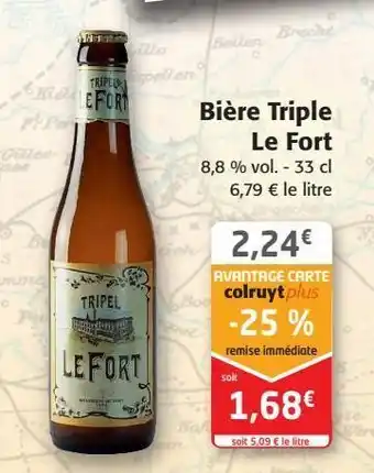 Bière triple le fort