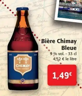 BiĂšre chimay bleue