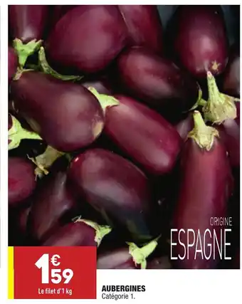 ALDI Aubergines offre