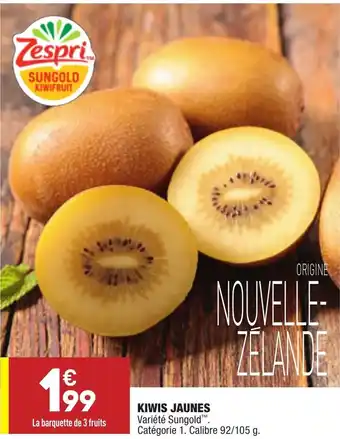 ALDI Kiwis Jaunes offre