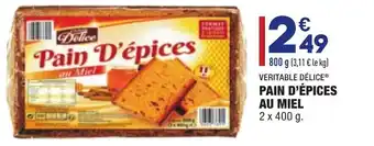 ALDI Pain d'épices au miel offre