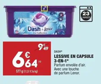 Lessive en Capsule 3-en-1