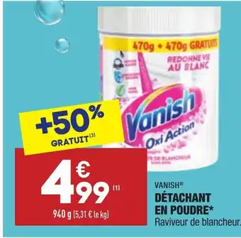 Détachant en Poudre