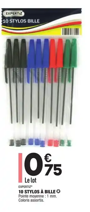 ALDI 10 Stylos à Bille offre