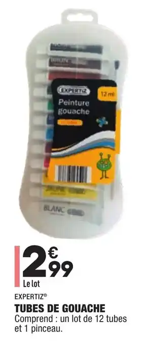 ALDI Tubes de Gouache offre