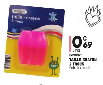 Taille-Crayon 2 Trous