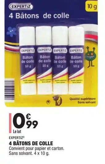 ALDI 4 Batons de Colle offre