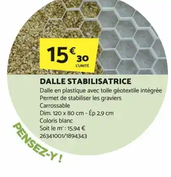 Bricomarché DALLE STABILISATRICE offre
