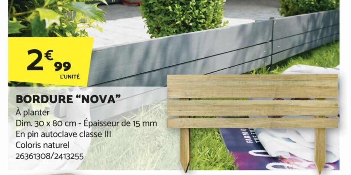 Bricomarché BORDURE "NOVA" offre