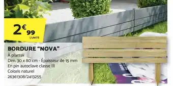 BORDURE "NOVA"