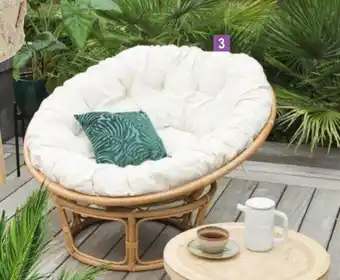 E.Leclerc Jardi 3 FAUTEUIL DÉTENTE "PAPASAN offre