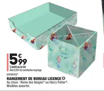 ALDI Rangement de bureau Licence offre