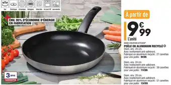 ALDI Poêle en Aluminium Recycle offre