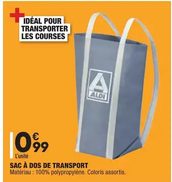 ALDI Sac à dos de transport offre
