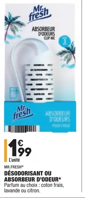 ALDI Désodorisant ou Absorbeur d'Odeur offre
