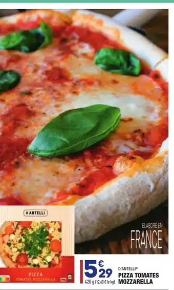 ALDI Pizza tomates mozzarella offre