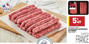 ALDI 18 Chipolatas supérieures aux herbes offre