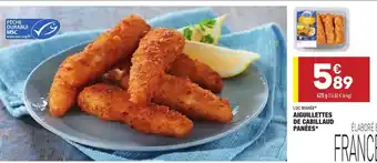 ALDI Aiguillettes de cabillaud panées offre