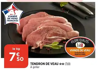 Bi1 Tendron de veau offre