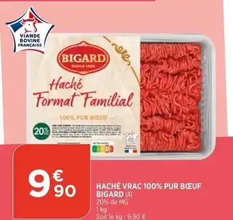 Bi1 Haché vrac 100% pur bœuf bigard offre