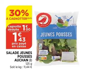 Bi1 Salade jeunes pousses auchan offre