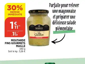 Bi1 Moutarde fins gourmets maille offre