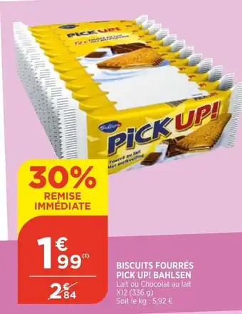 Bi1 Biscuits fourrés pick up! bahlsen offre