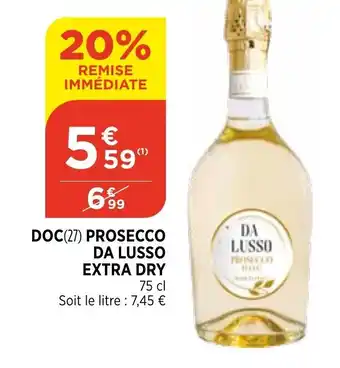 Bi1 Doc prosecco da lusso extra dry offre