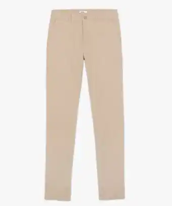 Pantalon homme chino coupe slim