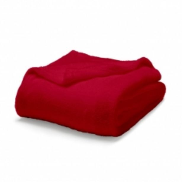b&m Plaid moelleux 220x240cm rouge offre
