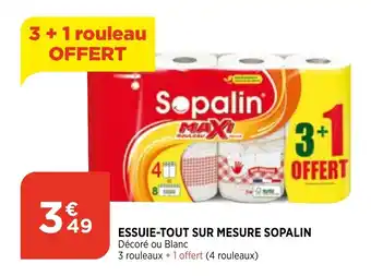 Bi1 Essuie-tout sur mesure sopalin offre