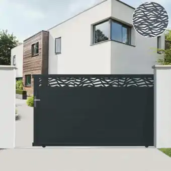 Portail coulissant aluminium signature - argeles
