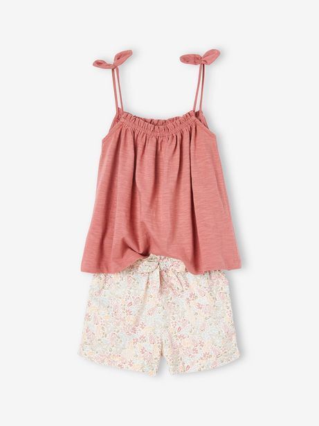 Vertbaudet Ensemble debardeur et short imprime exotique fille - vieux... offre