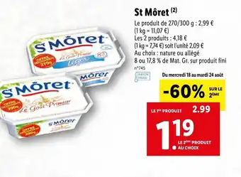 Lidl St môret offre