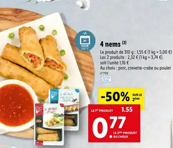 Lidl 4 Nems offre
