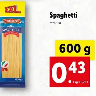 Lidl Spaghetti offre