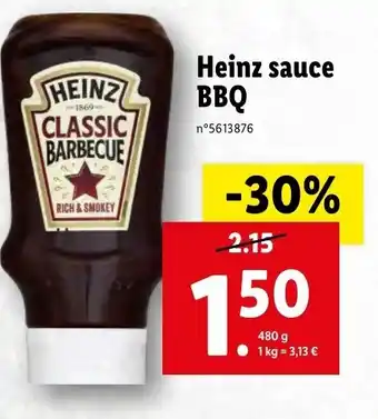 Heinz sauce BBQ