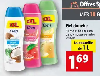 Lidl Gel douche offre