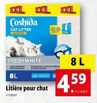Lidl Litière pour chat offre