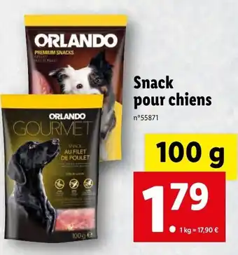 Snack pour chiens
