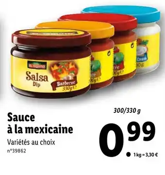 Lidl Sauce à la mexicaine offre