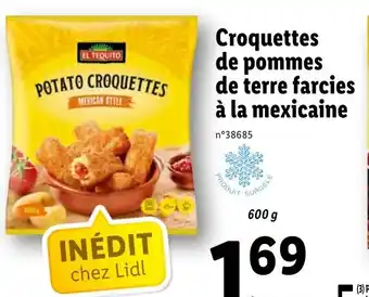 Lidl Croquettes de pommes de terre farcies offre